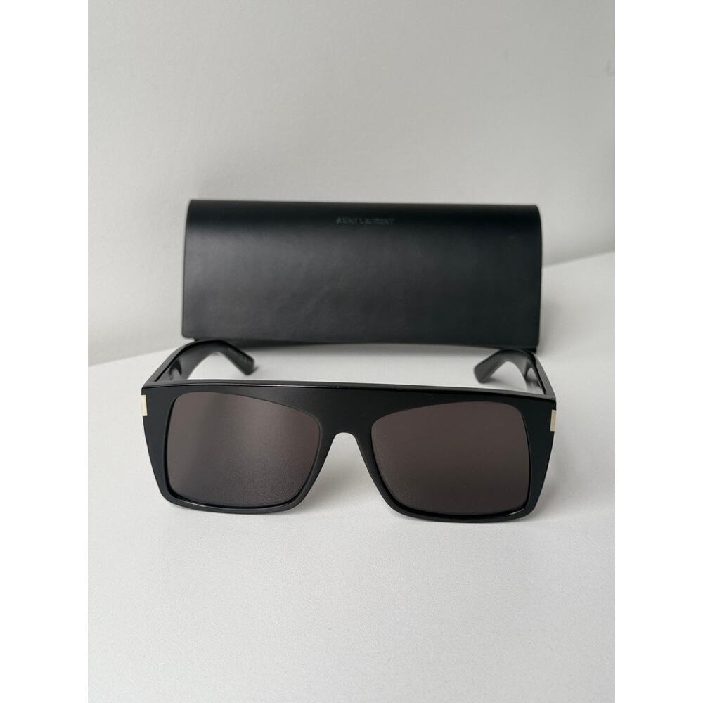 NEW Saint Laurent SL651 Vitti Oversized Sunglasses in Black - Picture 2 of 7
